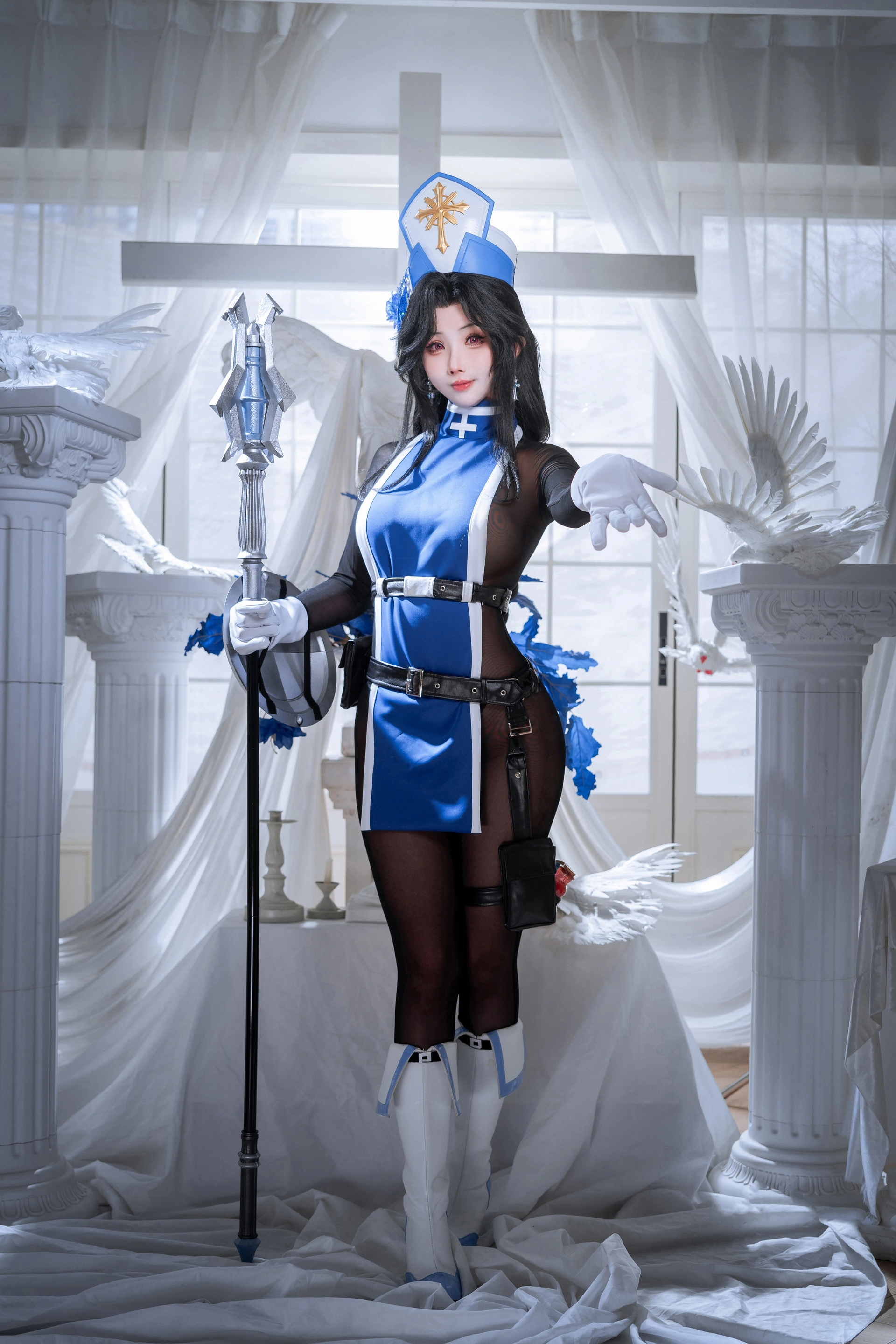 rioko凉凉子 – NO.148 Nikke胜利女神 梅登冰玫瑰 3